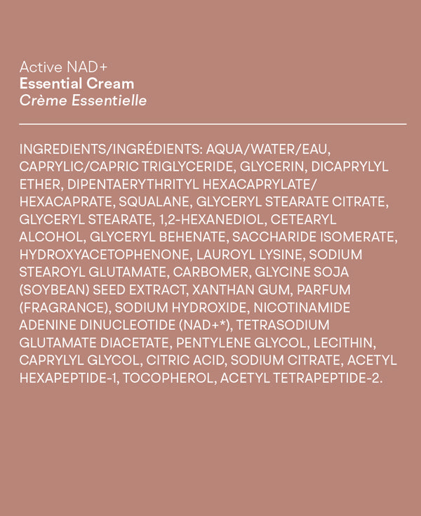 Intuisse Active NAD+ Peptide Essential Cream full ingredient list