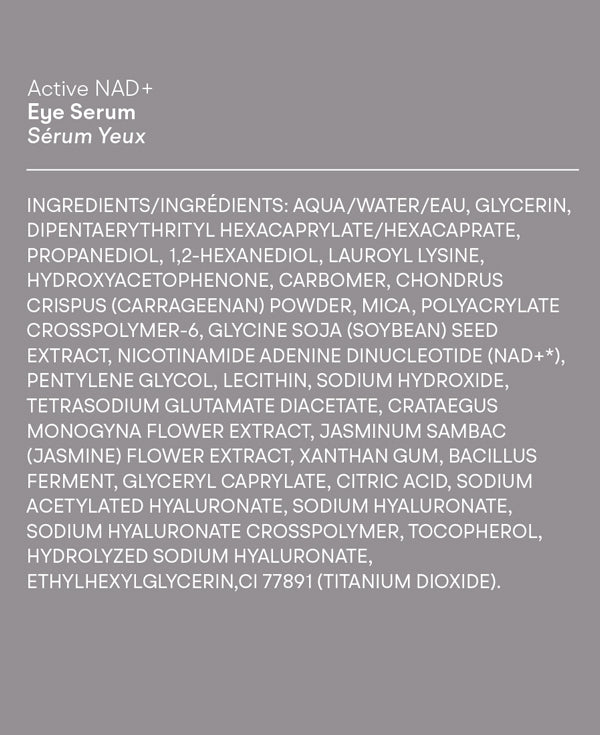 Active NAD+ Eye Serum Refills, 10ml
