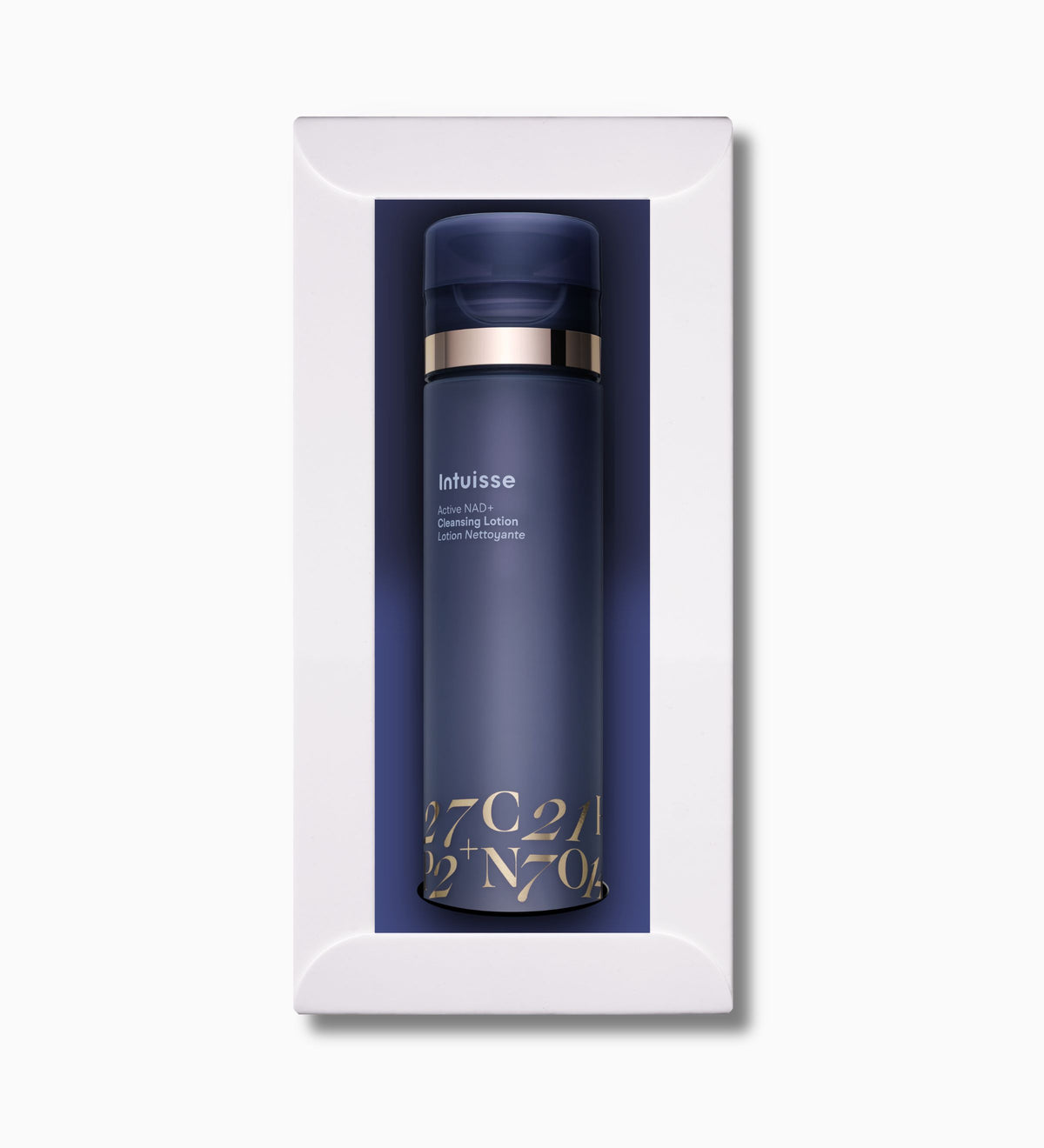 Intuisse Active NAD+ Micellar Cleansing Lotion, toner, makeup remover, 100 ml blue pump bottle