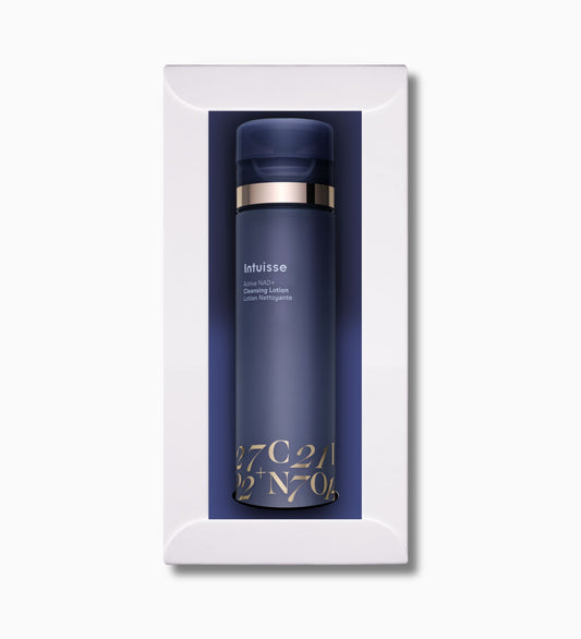 Intuisse Active NAD+ Micellar Cleansing Lotion, toner, makeup remover, 100 ml blue pump bottle