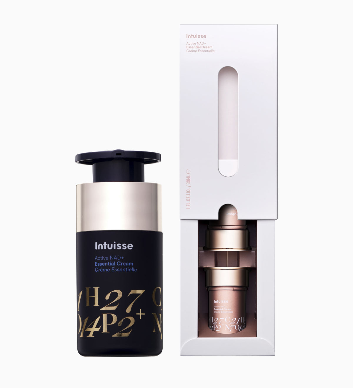 Intuisse Active NAD+ Peptide Essential Cream with one 10 ml refill