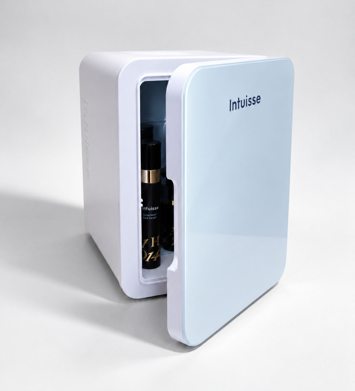 Intuisse Essential Beauty Fridge Kit: skincare fridge with the Active NAD+ range inside