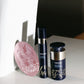 Intuisse Starter Kit products arranged together, showing the NAD+ Face Serum, Essential Cream and Collagen Eye Mask